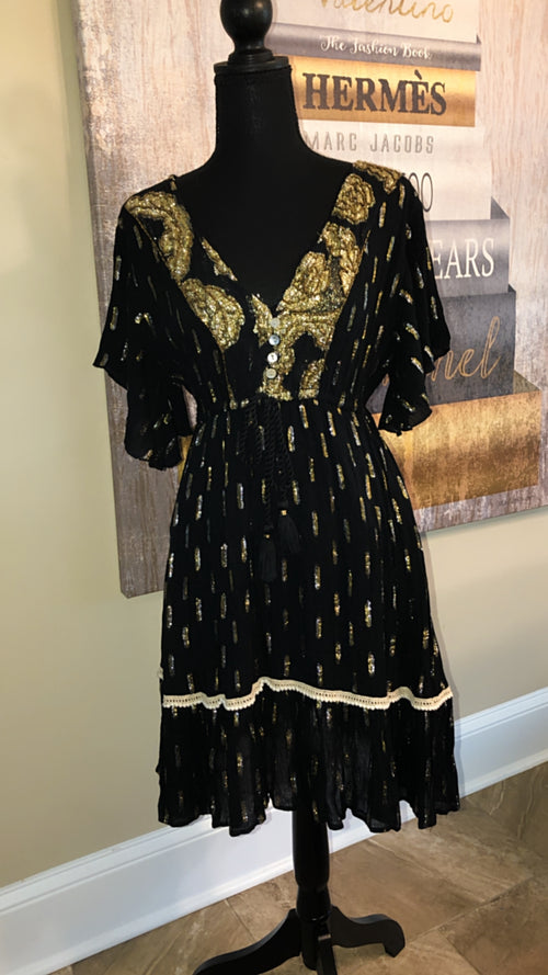 Black & Gold Dress